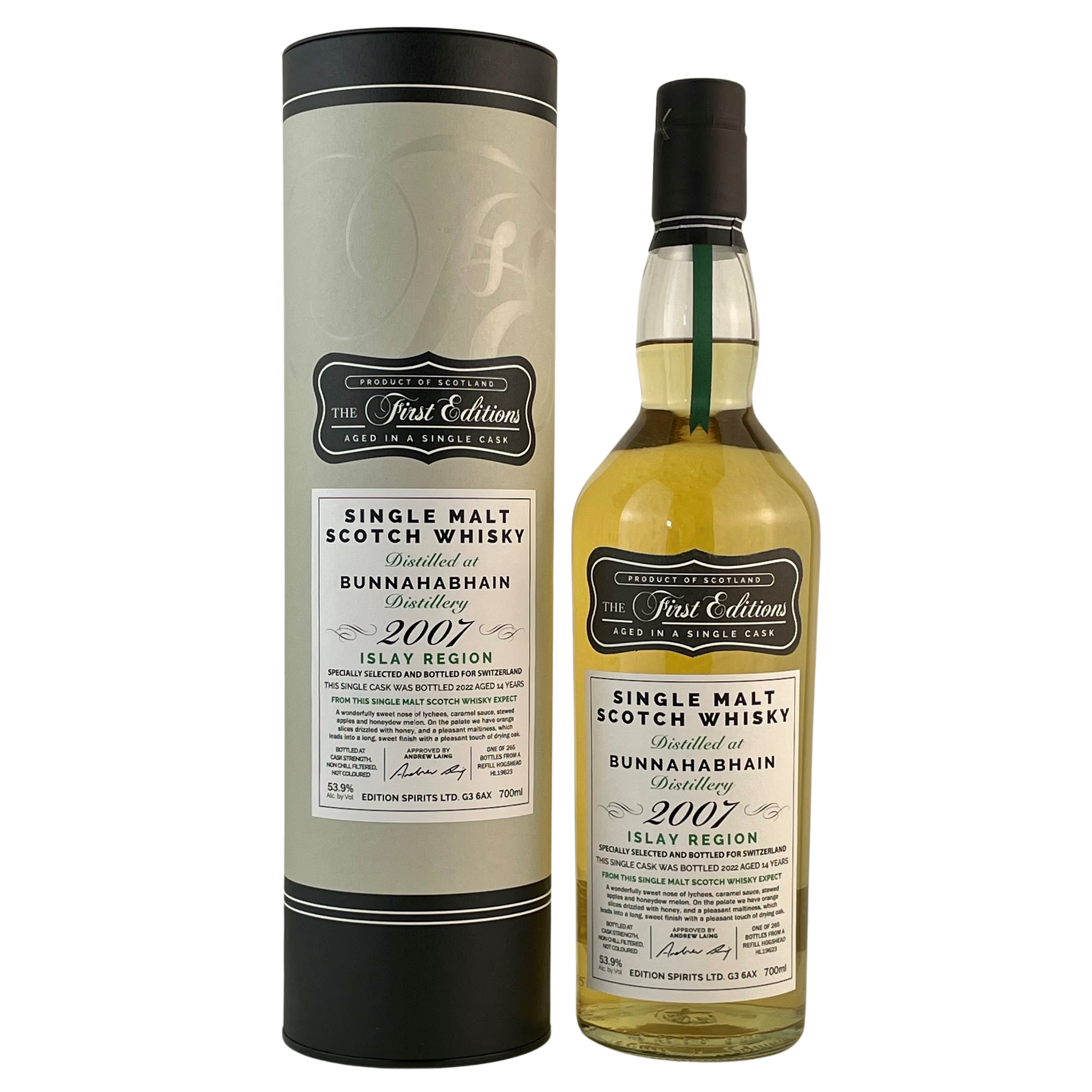 Bunnahabhain 2007 / 14 Years / The First Editions Switzerland Exclusive