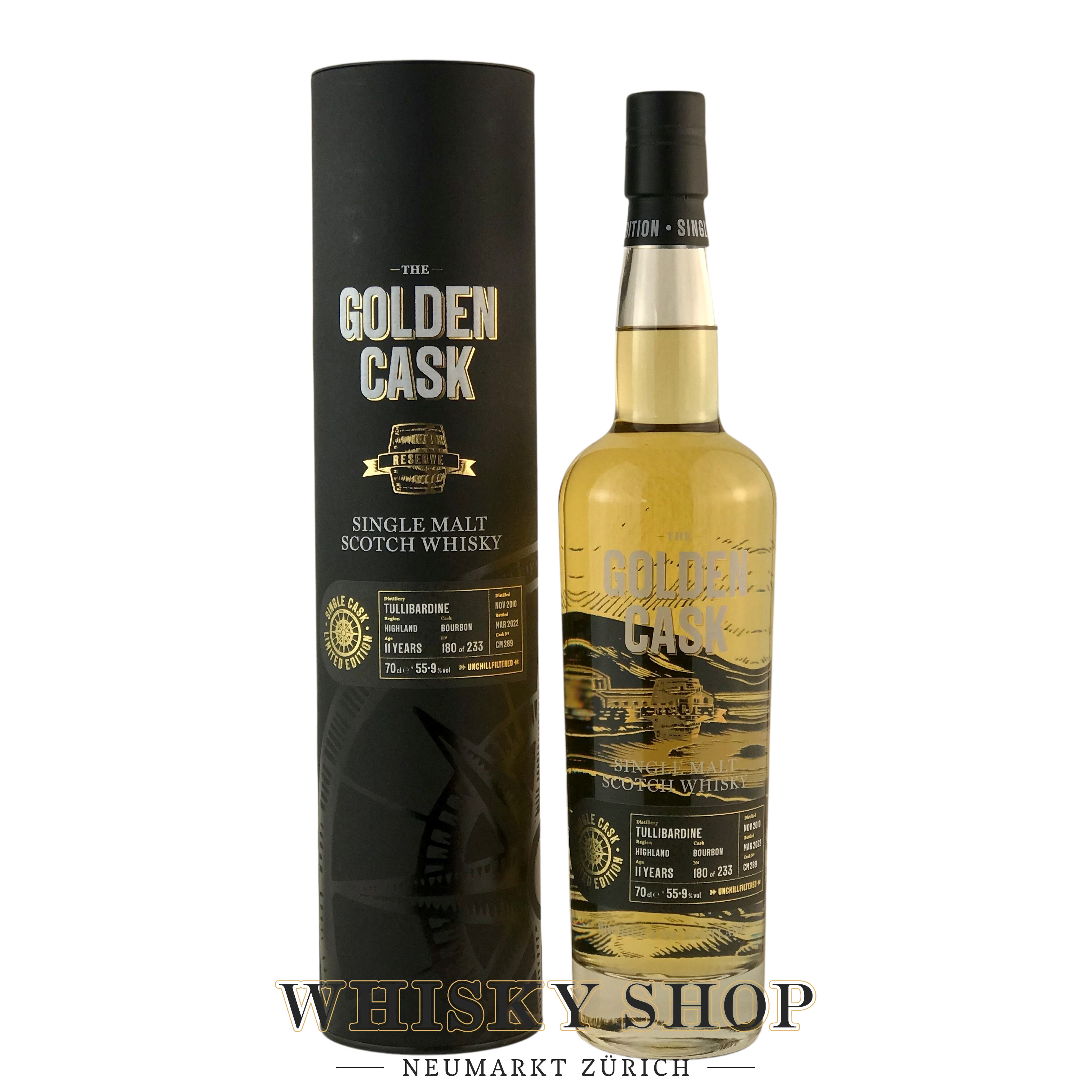 Tullibardine 2010 / 11 Years / The Golden Cask